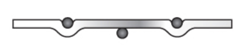 Wave type fence