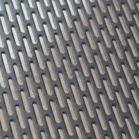 Long round hole Expanded Metal