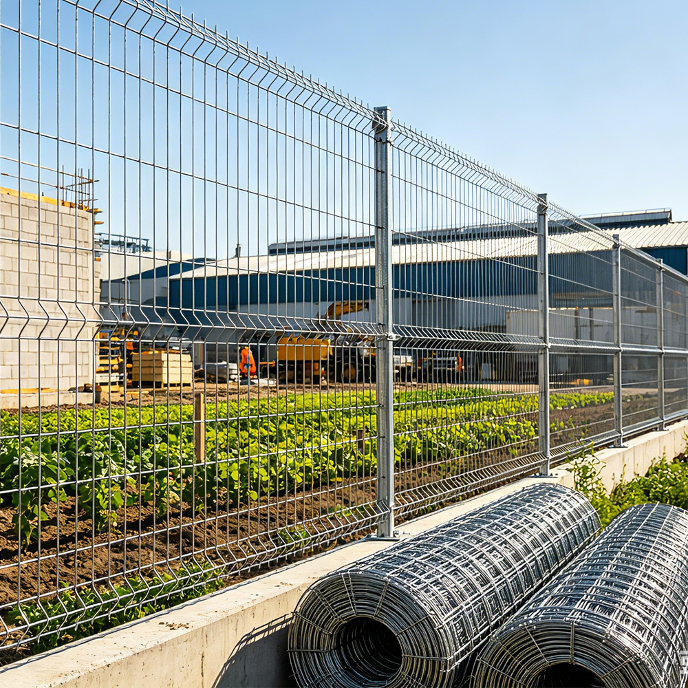 Triangular bending fence